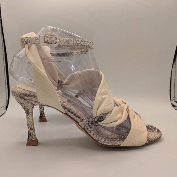 Louise Et Cie HETTY Ankle Strap Open Toe Fashion Heeled Sandals SZ 6.5 - Picture 1 of 10